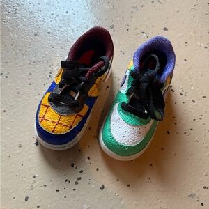 Nike Kids Sneakers - Blue, Green, Yellow, Red